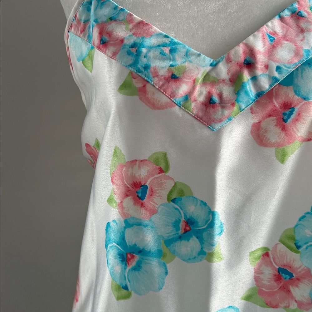 Vintage Secret Treasures Floral Sexy Slip Nightgown & Robe Set Small - Picture 10 of 15
